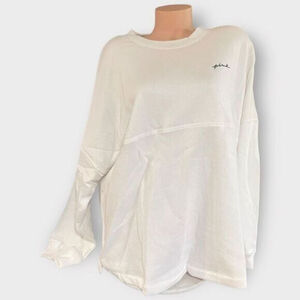 Victoria’s Secret PINK XL Varsity Crew Long Sleeve Sweater NWT